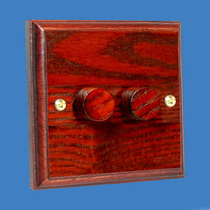 Varilight HK4M - 2-Gang 2-Way Push-On/Off Rotary Dimmer 2 x 40-250W