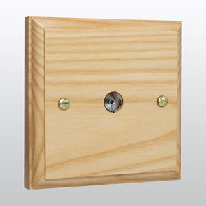 Varilight XK8A - 1-Gang TV Socket, Co-Axial