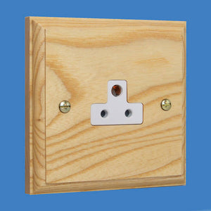 Varilight XKRPAW - 1-Gang 2A Round Pin Socket