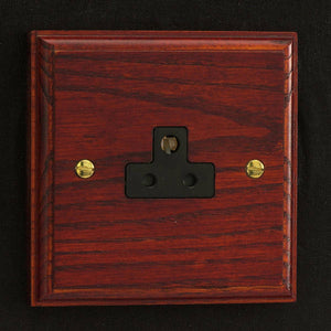 Varilight XKRPMB - 1-Gang 2A Round Pin Socket