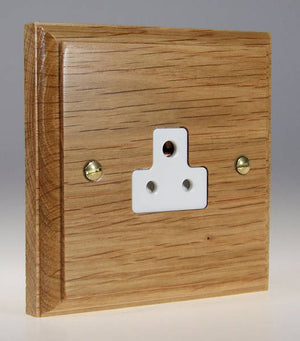 Varilight XKRPOW - 1-Gang 2A Round Pin Socket