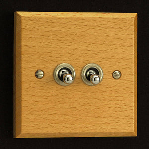 Varilight XKT2BE - 2-Gang 10A 1- or 2-Way Toggle Switch