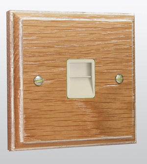 Varilight XKTSLOW - 1-Gang Telephone Slave (Extension) Socket