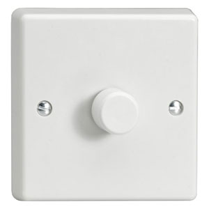 Dimmer Switch HQ1W Standard White Finish Varilight