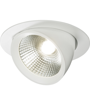 Knightsbridge WW40C 230V 40W Round LED Recessed Adjustable Downlight - Knightsbridge - Sparks Warehouse