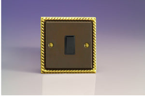 Varilight XA1B - 1-Gang 10A 1- or 2-Way Rocker Switch