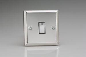 Varilight XC20ND - 1-Gang 20A Double Pole Rocker Switch + Neon Indicator Light