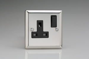 Varilight XC4B - 1-Gang 13A Double Pole Switched Socket 