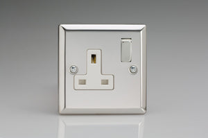 Varilight XC4DW - 1-Gang 13A Double Pole Switched Socket 