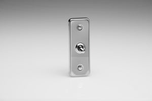 Varilight XCAT1 - 1-Gang 10A 1- or 2-Way Toggle Architrave Switch