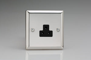 Varilight XCRP2AB - 1-Gang 2A Round Pin Socket