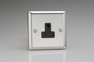 Varilight XCRP5AB - 1-Gang 5A Round Pin Socket 