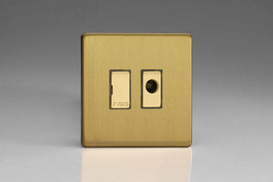 Varilight XDB6UFODS - 13A Unswitched Fused Spur + Flex Outlet with Metal Inserts