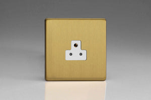 Varilight XDBRP2AWS - 1-Gang 2A Round Pin Socket
