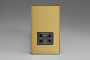 Varilight XDBSSBS - Dual Voltage Shaver Socket 240V/115V 240V/115V