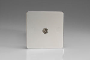 Varilight XDC8S - 1-Gang TV Socket, Co-Axial
