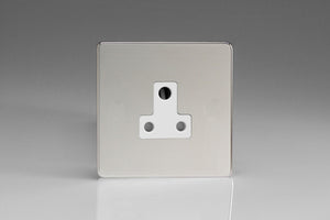 Varilight XDCRP5AWS - 1-Gang 5A Round Pin Socket 