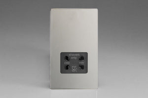 Varilight XDCSSBS - Dual Voltage Shaver Socket 240V/115V 240V/115V