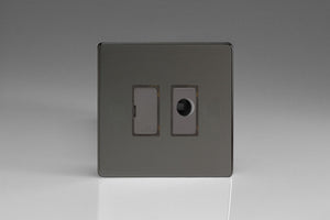 Varilight XDI6UFODS - 13A Unswitched Fused Spur + Flex Outlet with Metal Inserts