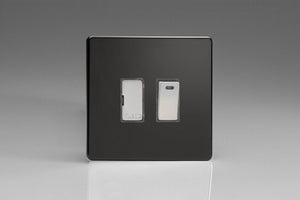 Varilight XDL6NDS - 13A Switched Fused Spur + Neon with Metal Inserts