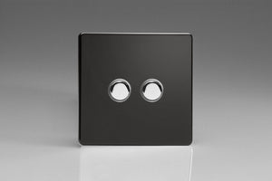 Varilight IJDLS002S - 2-Gang Tactile Touch Control Dimming Slave for use with Master on 2-Way Circuits
