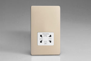 Varilight XDNSSWS - Dual Voltage Shaver Socket 240V/115V 240V/115V