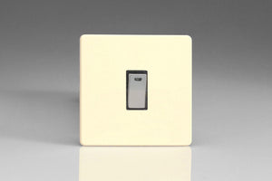 Varilight XDW20NDS - 1-Gang 20A Double Pole Rocker Switch + Neon Indicator Light