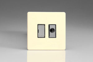 Varilight XDW6UFODS - 13A Unswitched Fused Spur + Flex Outlet with Metal Inserts