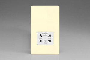 Varilight XDWSSWS - Dual Voltage Shaver Socket 240V/115V 240V/115V