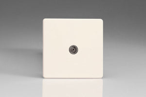 Varilight XDY8S.PD - 1-Gang TV Socket, Co-Axial
