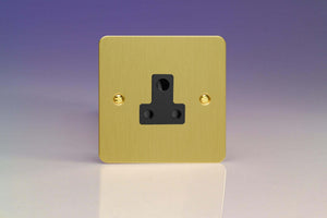 Varilight XFBRP5AB - 1-Gang 5A Round Pin Socket 