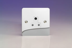 Varilight XFCRP5AW - 1-Gang 5A Round Pin Socket 