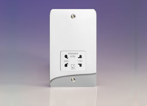 Varilight XFCSSW - Dual Voltage Shaver Socket 240V/115V 240V/115V