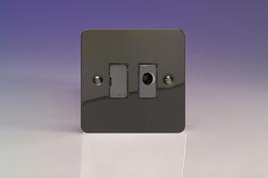Varilight XFI6UFOD - 13A Unswitched Fused Spur + Flex Outlet with Metal Inserts