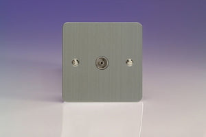 Varilight XFS8 - 1-Gang TV Socket, Co-Axial