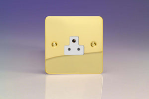 Varilight XFVRP2AW - 1-Gang 2A Round Pin Socket