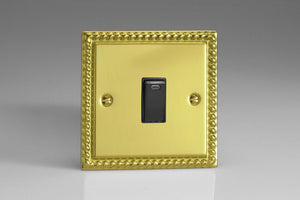 Varilight XG20NB - 1-Gang 20A Double Pole Rocker Switch + Neon Indicator Light