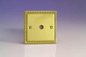 Varilight XG8 - 1-Gang TV Socket, Co-Axial