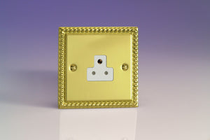 Varilight XGRP2AW - 1-Gang 2A Round Pin Socket