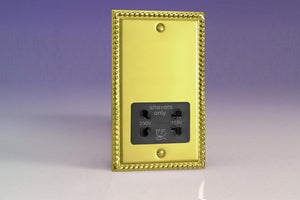 Varilight XGSSB - Dual Voltage Shaver Socket 240V/115V 240V/115V