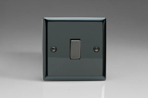 Varilight XI1D - 1-Gang 10A 1- or 2-Way Rocker Switch with Metal Rockers