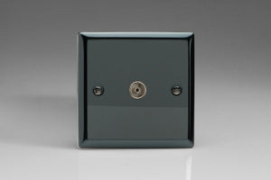 Varilight XI8 - 1-Gang TV Socket, Co-Axial