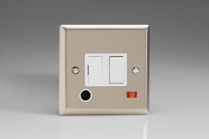Varilight XN6FONW - 13A Switched Fused Spur + Neon + Flex Outlet 