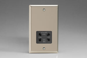 Varilight XNSSB - Dual Voltage Shaver Socket 240V/115V 240V/115V