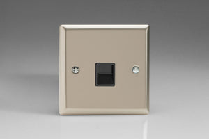 Varilight XNTSB - 1-Gang Telephone Slave (Extension) Socket