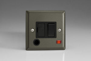 Varilight XP6FONB - 13A Switched Fused Spur + Neon + Flex Outlet 