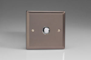 Varilight IJRS001 - 1-Gang Tactile Touch Control Dimming Slave for use with Master on 2-Way Circuits
