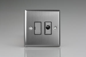 Varilight XT6UFOD - 13A Unswitched Fused Spur + Flex Outlet with Metal Inserts