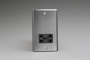 Varilight XTSSB - Dual Voltage Shaver Socket 240V/115V 240V/115V