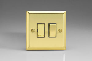 Varilight XV6D - 13A Switched Fused Spur with Metal Inserts